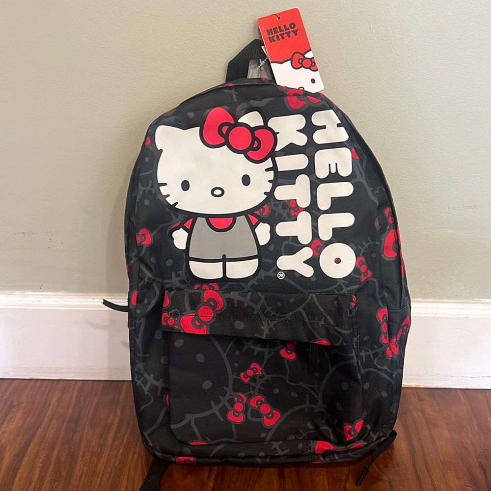 NWT Black Hello Kitty backpack